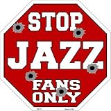 スマートブロンドJazzファンのみメタルノベルティOctagon Stop Sign bs-271
