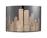 Elk 31035/1 Skyline 1-Light Sconce In Polished Stainless Steel [並行輸入品]