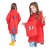 キッズレインコート、子供レインコートキッズ雨具 男の子と女の子のためのフローラルレインスーツレインジャケット子供のポンチョ子供の防水コート子供レインギアレインウェア