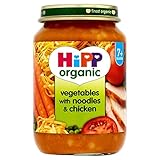 Hipp Organic Vegetables with Noodles & Chicken 7mth+ (190g) ヒップ麺と鶏の7Mth +有機野菜（ 190グラム）