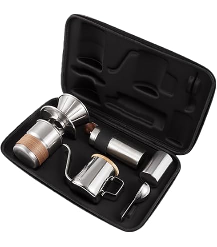Amazon.co.jp: コーヒーミル 手動 コーヒー ミル セットドリップ