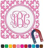 Fleur De Lis四角形冷蔵庫マグネット( Personalized )