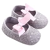 GOTD Glitter Baby Shoes Sneaker Anti-slip Soft Sole Toddler Prewalker (US 4, 12~18 Month , Gray ) by