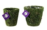 Super Moss 55130 Deco Round Basket, Extra Tall, Pack of 3 [並行輸入品]