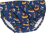 Playshoes PirateコレクションBaby Boy 's Swim Nappy Shorts UV保護 カラー: ブルー