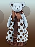 1 X Posh Blue Bear Dots Snuggler 15 by Bearington by Bearington Bears [並行輸入品]