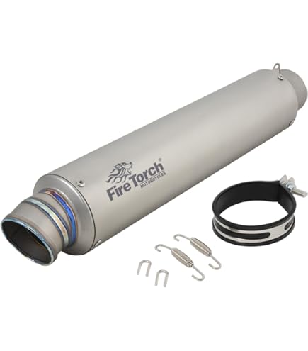 Amazon | 汎用! 60.5MM チタン カーボン TI CARBON サイレンサー