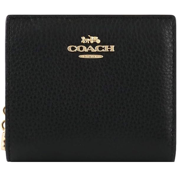 Amazon | COACH(コーチ)レディース女性用二つ折り財布 C5896-IMBLK | 財布