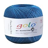 レース糸 20番 40g 約360m コットン刺繍糸 純棉シャトルレース糸