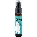 [デイリーアロマ] 白くまマスク マスクリフレッシュ ミント (50mL) 日本製 天然精油配合 ペパーミント ユーカリ マンダリン ベルガモット ローズマリー 花粉