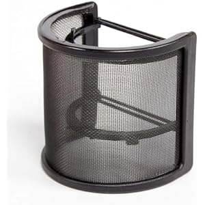 GRANPRO ポップガード ポップブロッカー マイクフィルタ 金属フィルター搭載 ノイズ防止【邦ロック音楽雑誌GIGS掲載モデル】(リザード)