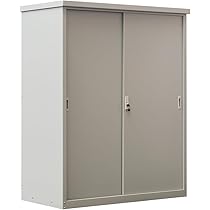 ◎ ヨド物置 物置倉庫 高さ193㎝ 幅154㎝ 全体的に錆あり 鍵/仕切り板6