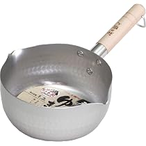 Taniguchi Metal Snow Flat Pot - 9.4 Inch, 1.3 Gal, Made In Japan For Gas Stove, Lightweight Aluminum