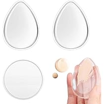 Amazon | 4本セット 透明 シリコンパフ 清潔しやすい