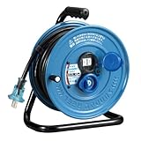 ハタヤ(HATAYA) 屋外用サンデーレインボーリールミニ 10m 2P2個口コンセント SS-10