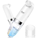 毛穴吸引器 毛穴クリーナー 水槽分離水洗浄 黒ずみ ニキビ吸引 イチゴ鼻 角質 汚れ除去 しわ減少 スキンケア ヘッド6種 吸引レベル3段階 日本語説明書付き Aicomy (ホワイト)