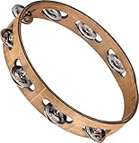 MEINL Percussion マイネル タンバリン Traditional Wood Tambourine Stainless Steel Jingles 1row TA1WB 【国内正規品】