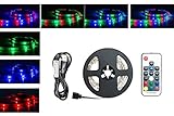 tdrshine USB LED照明ストリップfor HDTVマルチカラーRGB – USB LEDバックライトストリップwith Dimmer forバイアス照明HDTV、フラット画面テレビLCD、