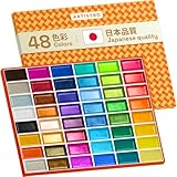 ARTISTRO プロ向け 旅行用 水彩絵の具セット 48色