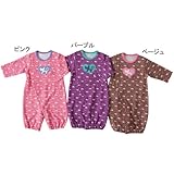 ネコ総柄兼用ドレス　ベージュ　50-70