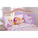 Disney Frozen Anna & Elsa Reversible Standard Pillowcase (One) [並行輸入品]