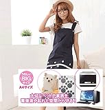 電磁波遮蔽 エプロン ネイビーブルー ＆ ゼロ磁場発生基板内臓　zero磁場マット ペットや大切な家族を電磁波から守る　お得セット　