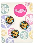 KILLYEDNA(キリィエドナ) 刺繍くるみボタン キリーズマーブル 3個セット20mm ロビン