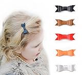 【爱莉セレクトショップ】 ヘアクリップ ヘアピン ベビー ヘアアクセサリー 9点セット レザーヘアピン クリップ 前髪クリップ 髪留め 髪飾り ヘアクリップ こども向け 子供 キッズ レディース キッ
