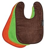 Standard Wonder Bib、3パック - ライム、チョコ、オレンジ