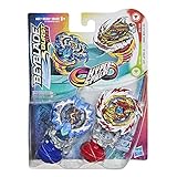 ベイブレード バースト ライズ ハイパースフィア デュアルパック イレース デボロス D5 左アストロ A5 - 左スピンバトリングトップおもちゃ2個 対象年齢8歳以上