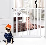 ベビーゲート Baby Gate オープン機能 セーフティ ドア 赤ちゃん ペット ガード フェンス 階段 つっぱり 6ヶ月~24ヶ月対象 75cm～82cmまで (本体のみ)