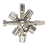 RaiFu クロスレンチ　エレベーター用　10-in-1　インナー　多機能　トライアングル　キーレンチ　スパナ　メーターバルブ