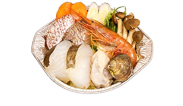 冷蔵 魚の北辰 鍋セット 真鯛 塩たら 1セット 1 2人前 野菜 塩鍋スープ付き 魚の北辰 惣菜 通販 Amazon