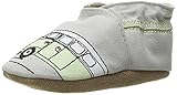 Robeez Boys' Beep Boat Shoe Grey 0-6 Months M US Infant [並行輸入品]