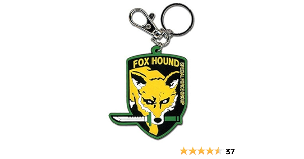 Amazon メタルギアソリッド Fox Hound フォックスハウンド ゴム製キーホルダー 北米限定 アニメ 萌えグッズ 通販