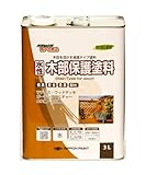 ガーデニング 園芸 着色 おすすめ 塗装用品 水性木部保護塗料 3L 11・チャコールブラック