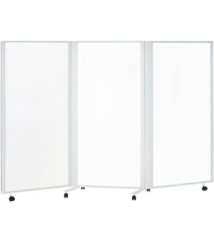 間仕切り パーテーション　3連タイプ　アイボリー残1つ！！直接受け渡し限定☆ Amazon.co.jp: 【法人様向け】3連 間仕切り パーテーション