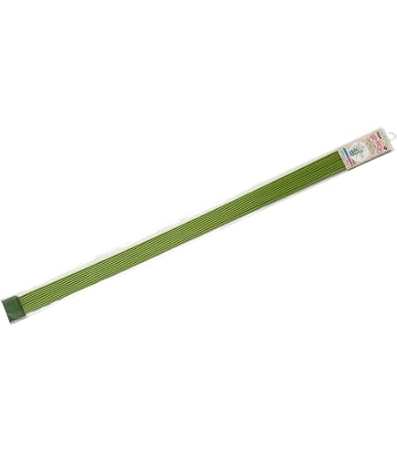 Amazon | 第一ビニール グリーン鉄線(10本入りパック) 直径3.2mm×90cm