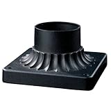 Z-Lite 521PM-BK Outdoor Pier Mount, Aluminum Finish [並行輸入品]