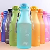 Lorny(TM) ホット販売ポータブルリークプルーフバイクスポーツアンブレイカブルプラスチック水は550ミリリットル高速配送C0ボトル