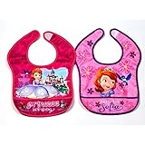 ディズニー プリンセス ソフィア 食事用 スタイ 二枚組 [並行輸入品]