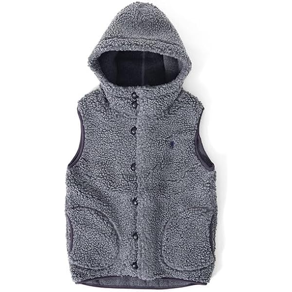 かにゃ　Gymphlex フード付き ベスト OYSTER WHITE GYMPHLEX セール Gymphlex ジムフレックス フードつきボア