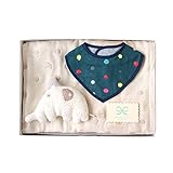 ナオミイトウ NAOMI ITO ギフトセット POCHO 6重ガーゼケット+スタイ オペラ+バクのがらがら 8818