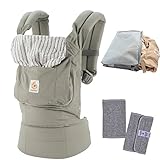 Ergobaby 【正規代理店2年間保証付】 エルゴベビー・ベビーキャリア　デュードロップ 　スペシャルセット（よだれパッド＋収納ポーチ付き）