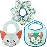 【ディズニー】 Disney ジェラトーニ スタイ ビブ よだれかけ 3枚セット ベレー帽 香港 HKDL 海外ディズニー限定