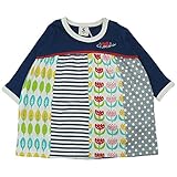 【H28年春物】 chocola(ショコラ) 天竺切替ワンピース 90cm/コン NO.CH-1621-58025