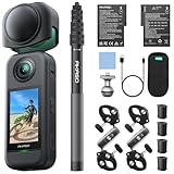 AKASO 360 オートバイキット 360度カメラ-アクションカメラ 5.7K360度動画 72MP360度写真 新型1/2インチ48MPセンサー 360度水平維持 360° スーパースムース 安定化機能 AI編集 見えない自撮り棒 2.29" タッチスクリーン 長時間バッテリー