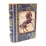 パンチスタジオ 収納 スモールボックス BOOK型 （黒馬） (Sサイズ) 47285