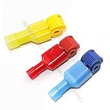 60ピース/ロットスコッチロッククイックスプライス電線コネクタ端子圧着電気カーオーディオ22-10awg (0.5平方ミリメートル)ワイヤー