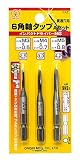 大西工業 ６角軸タップ（NO．２８） Aセット ３本組（M３/M４/M５）